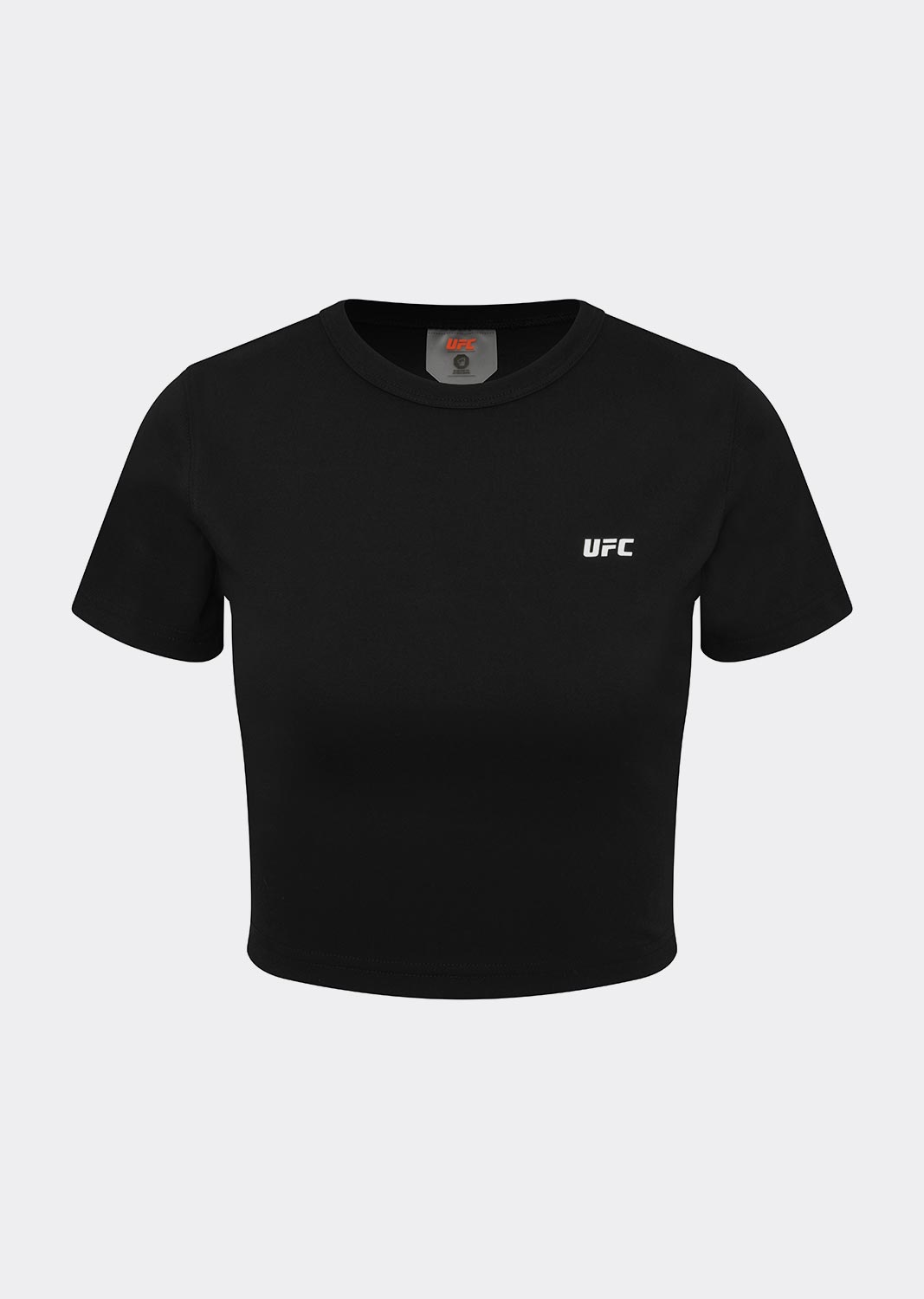 UFC 우먼스 피지컬 크롭핏 반팔 티셔츠 블랙 U2SSV2233BK