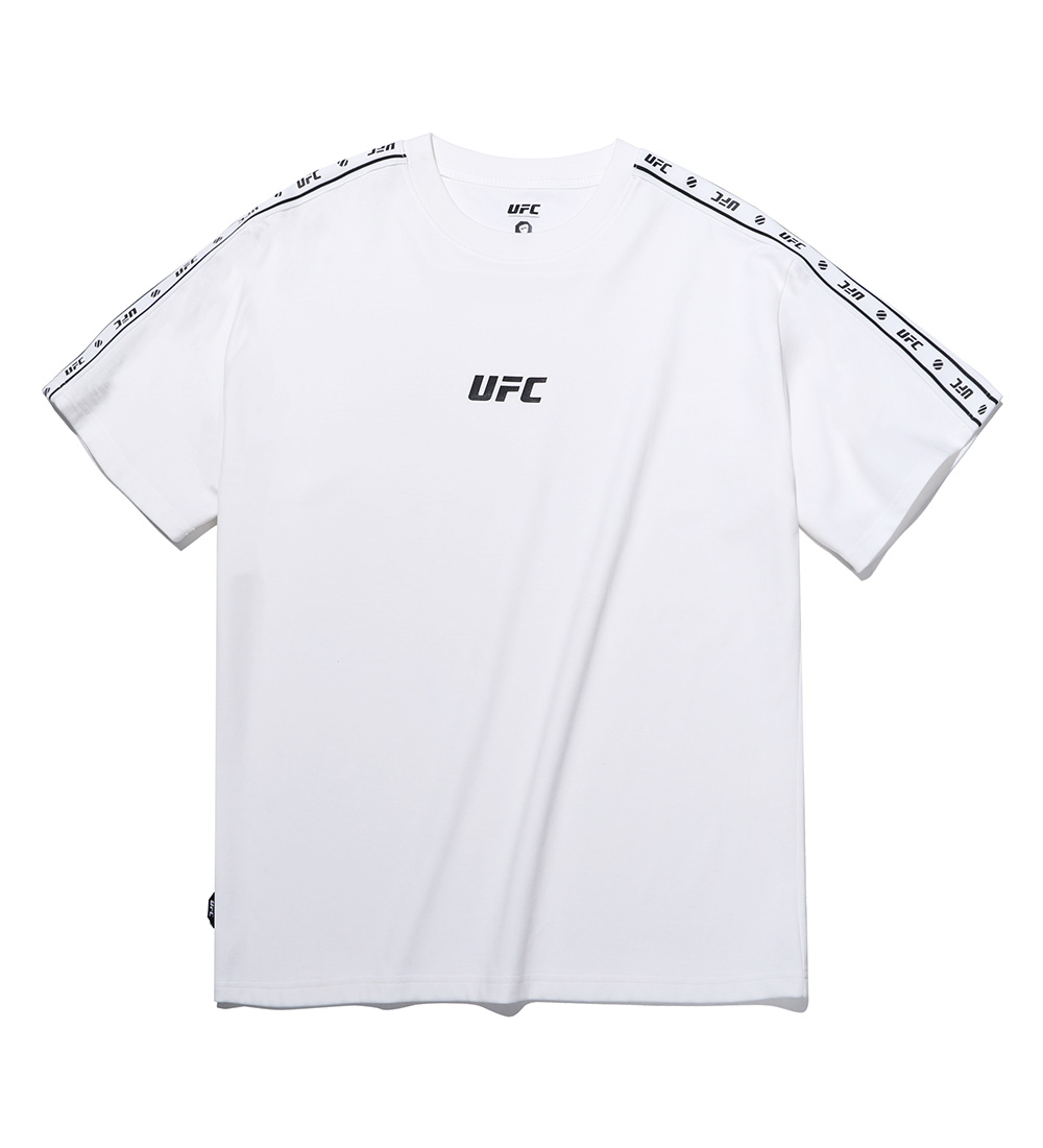 UFC 플라이 릴렉스핏 메쉬 반팔 티셔츠  오프화이트 U4SSU2320OW