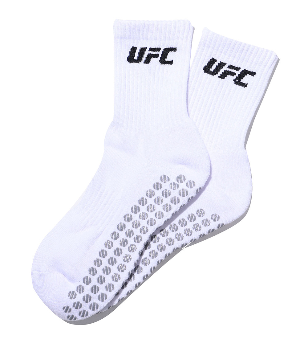 UFC 에센셜 + 논슬립 미들 삭스 화이트 U4SCU1302WH