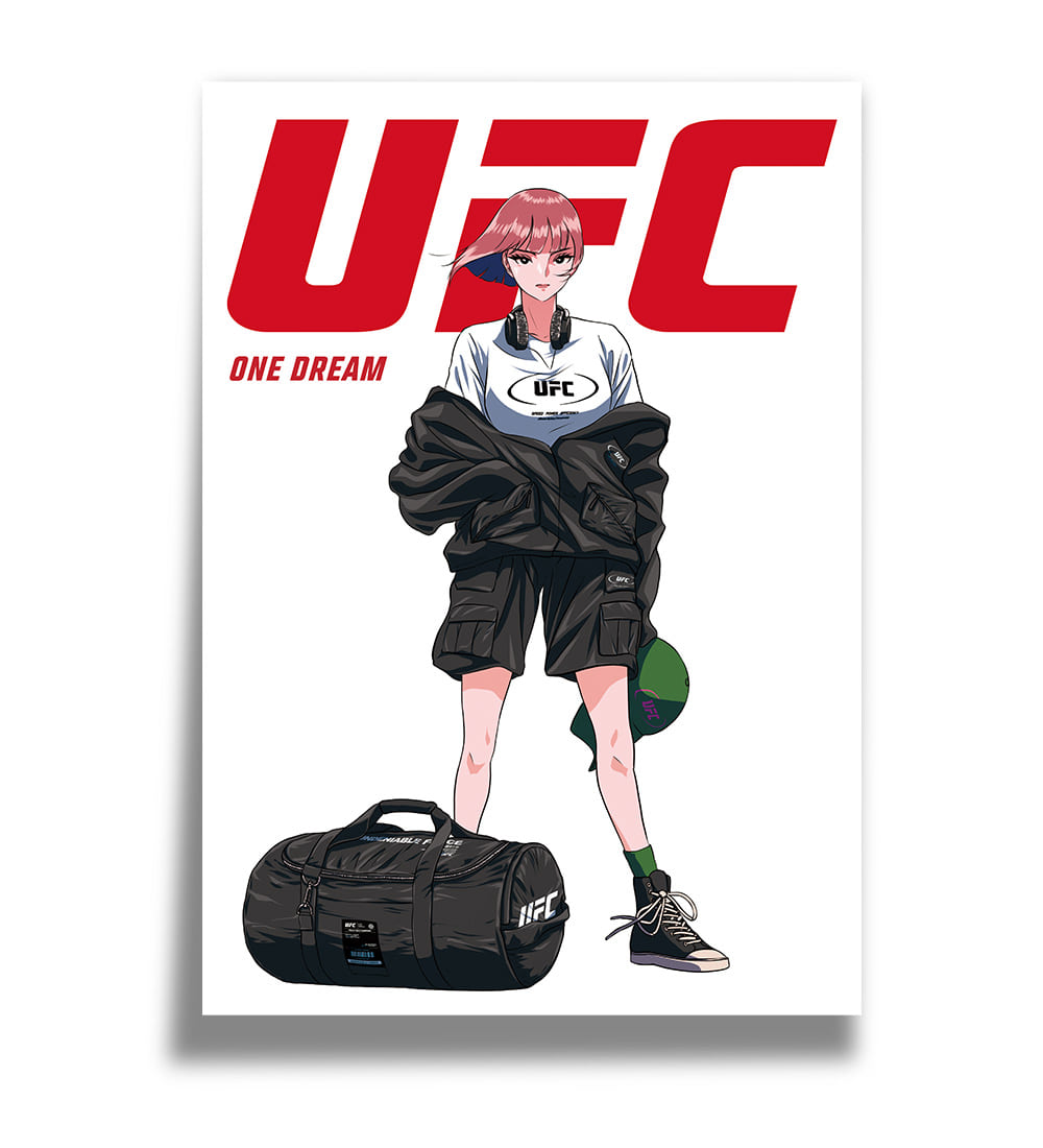 UFC X 나무13 포스터Ⅰ 화이트 U2ECU2301WH