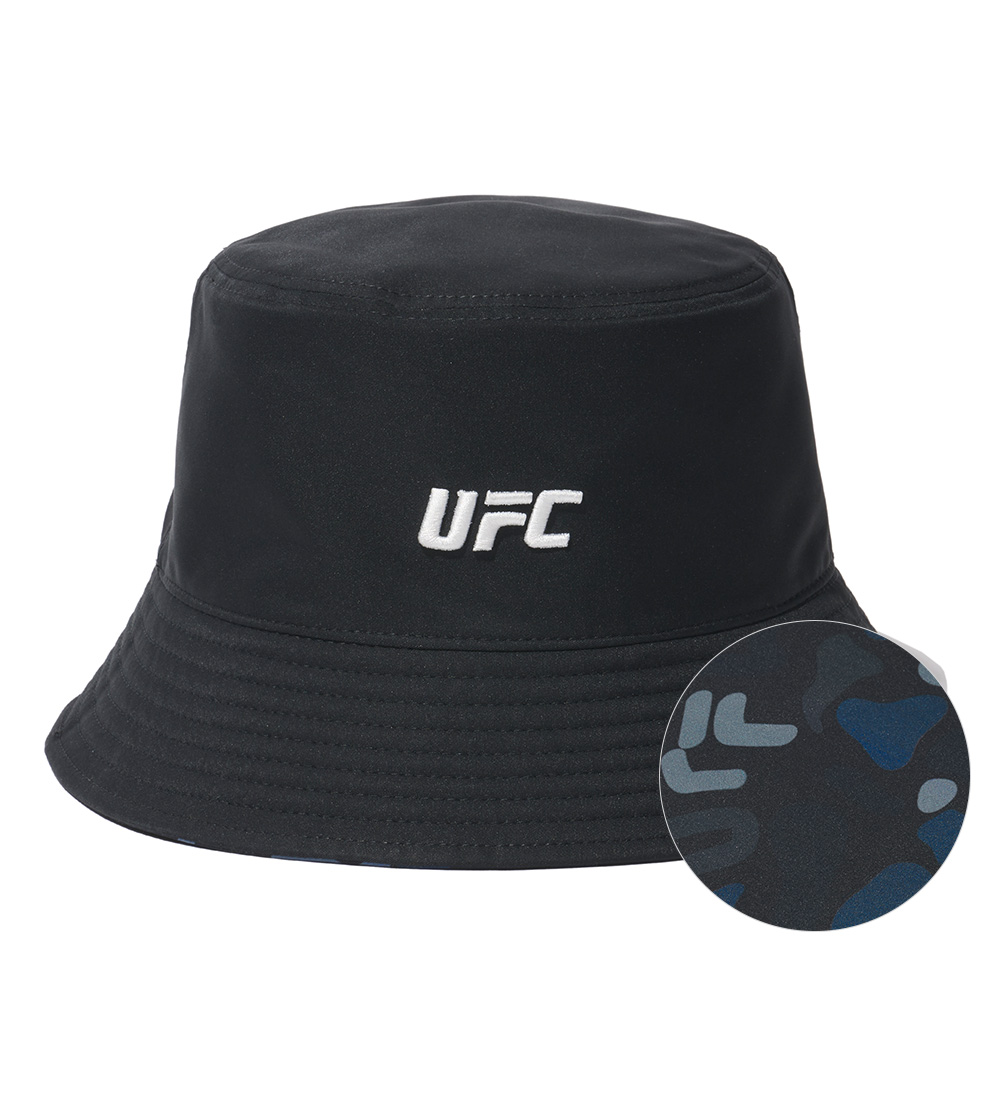 UFC 카모 리버시블 버킷햇 블랙 U2HWU1343BK