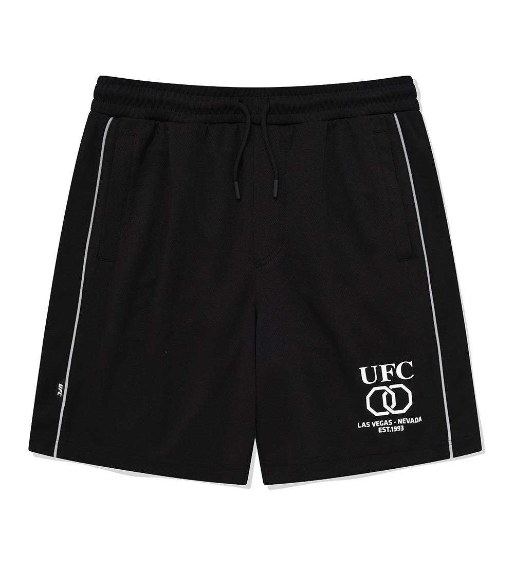 UFC 아레나 엠블럼 릴렉스핏 숏 팬츠 블랙 U1SPU2315BK