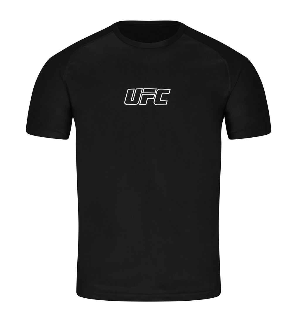 UFC 텐션 머슬핏 반팔 티셔츠 블랙 U4SSU2321BK