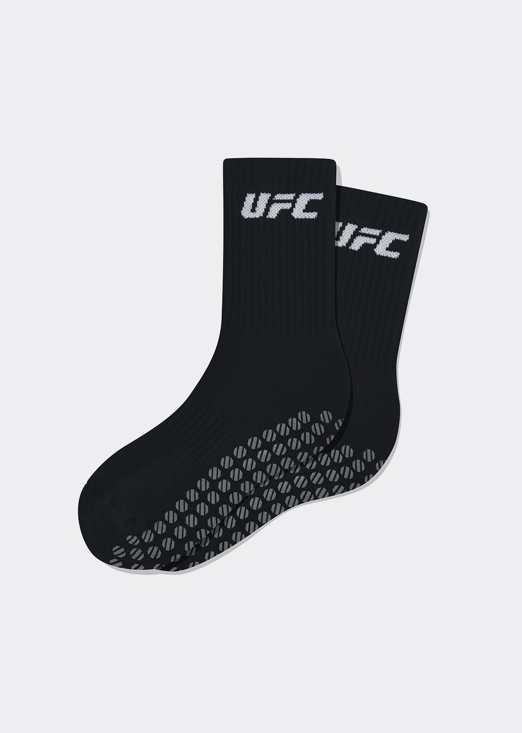 UFC 에센셜 + 논슬립 미들 삭스 블랙 U4SCU1302BK