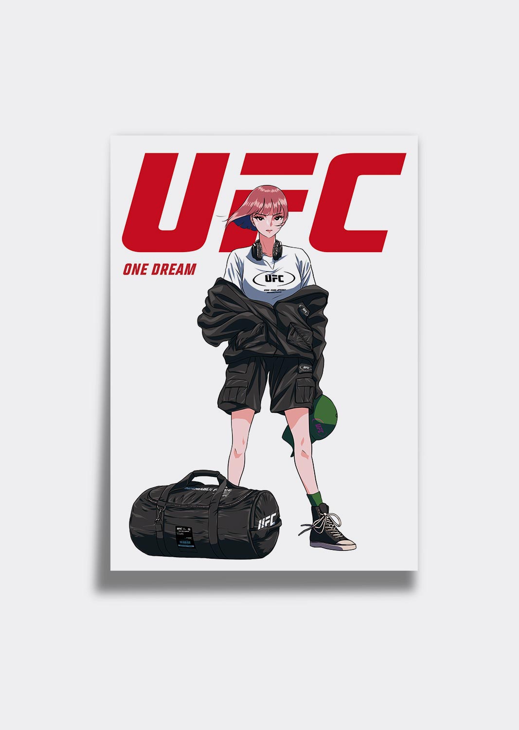 UFC X 나무13 포스터Ⅰ 화이트 U2ECU2301WH