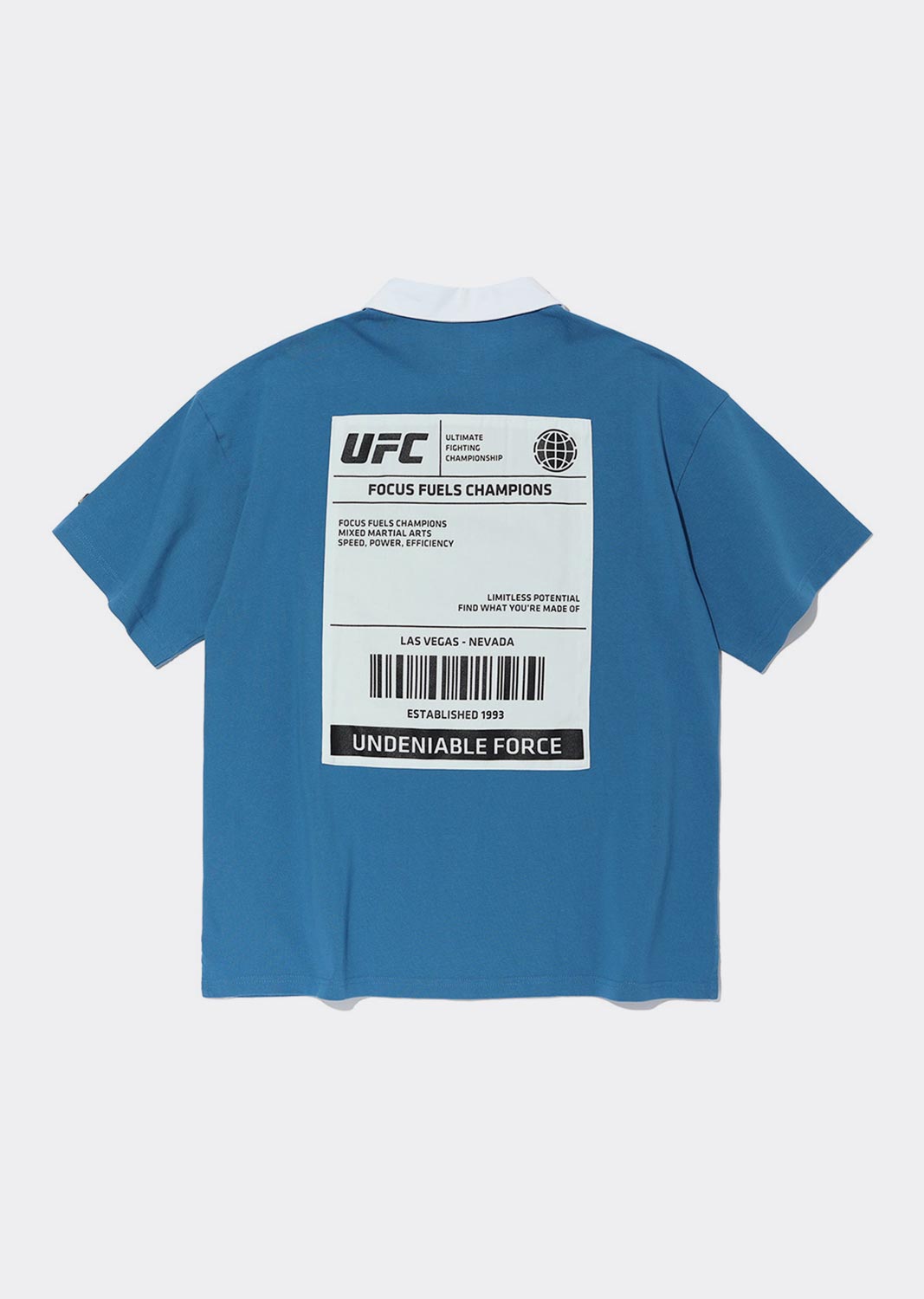 UFC 럭비 폴로 블루 U2PST1105BL