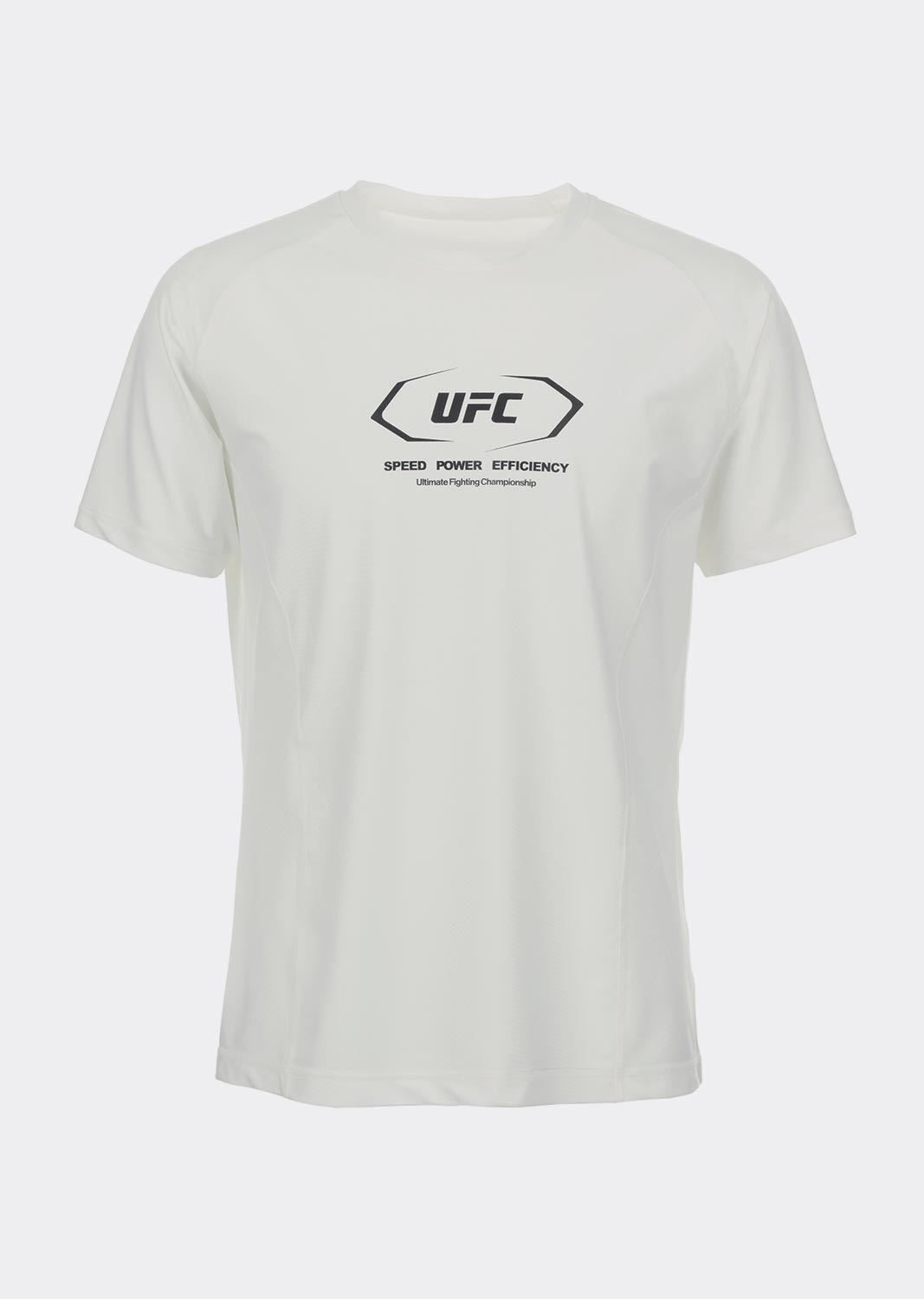 UFC 액티브 머슬핏 반팔 티셔츠  오프화이트 U4SSU2333OW