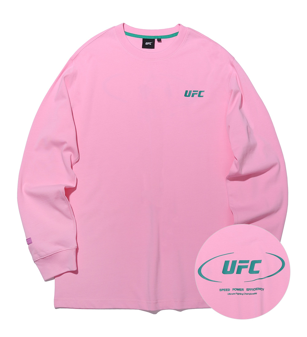 UFC 액티브 릴렉스핏 긴팔 티셔츠 라이트 핑크 U2LSU1302LP