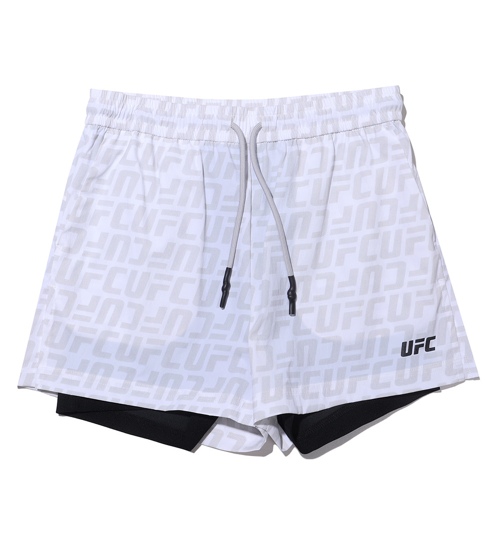 UFC 로고 모노그램 숏 팬츠 그레이 U4SPU2208LG