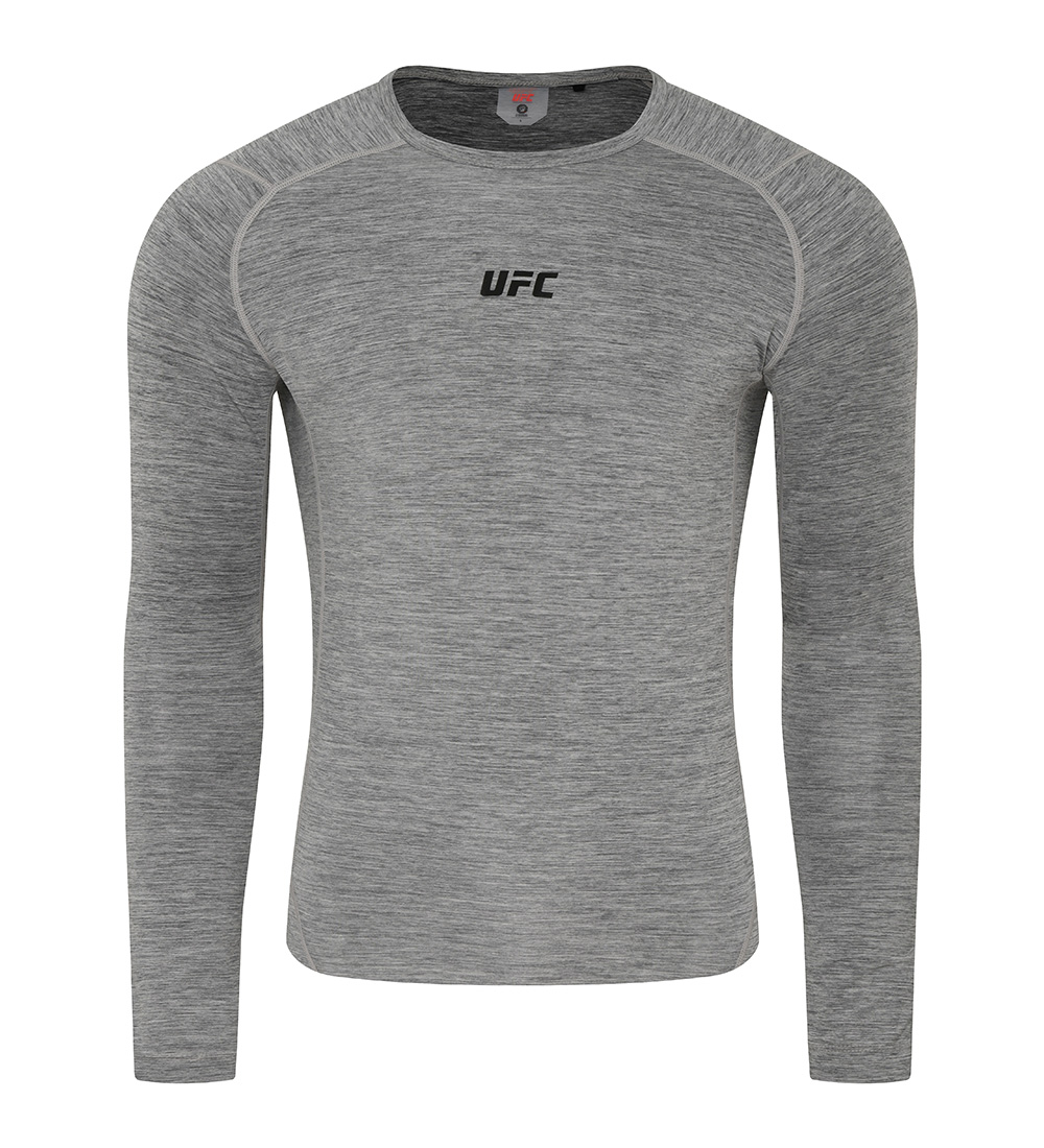 UFC 프로 머슬핏 긴팔 티셔츠 멜란지그레이 U4LSU3103MG