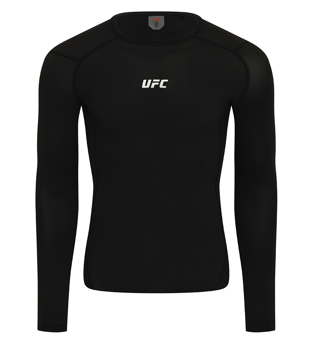 UFC 프로 머슬핏 긴팔 티셔츠 블랙 U4LSU3103BK