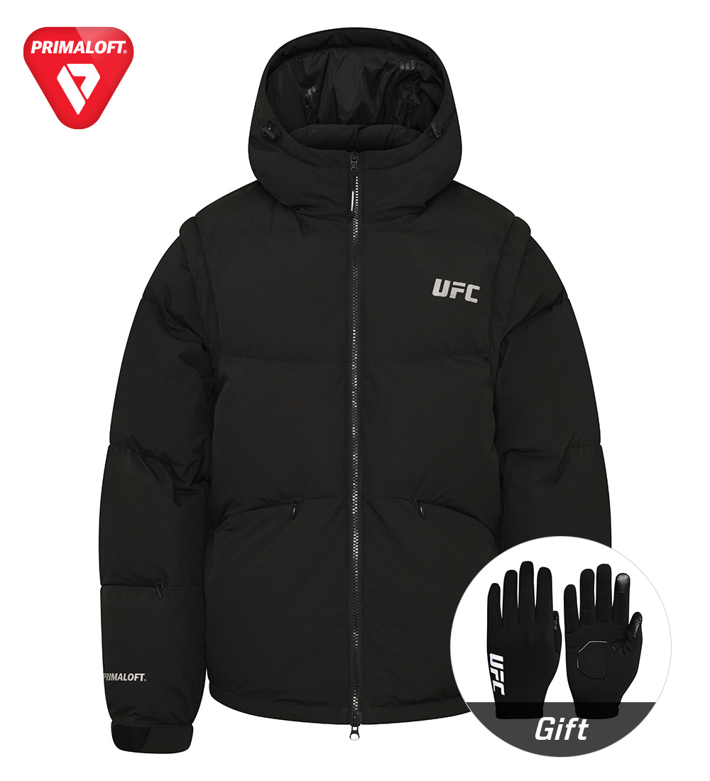 UFC 프리마로프트 릴렉스핏 패딩 점퍼 블랙 U2PJU4304BK