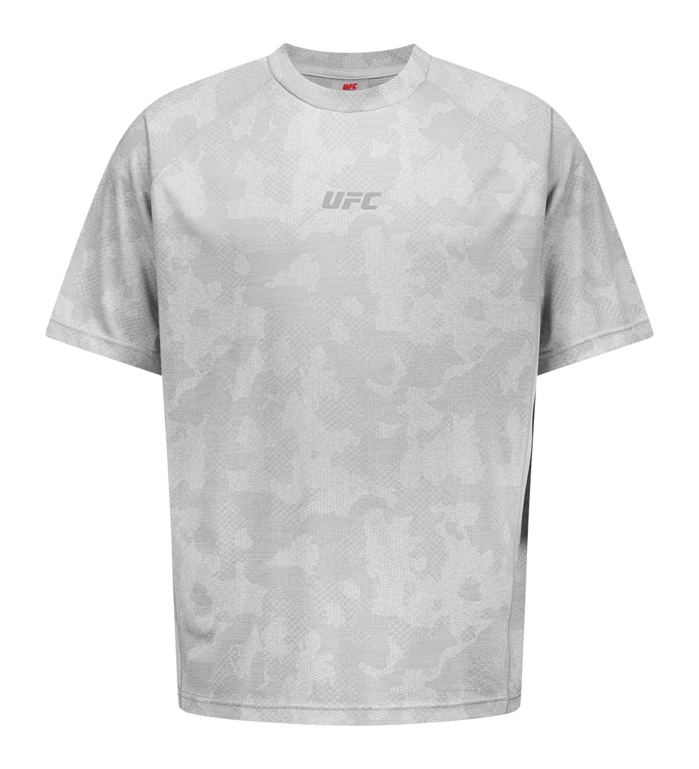 UFC 카모플라쥬 릴렉스핏 반팔 티셔츠 라이트그레이 U4SSV2308LG