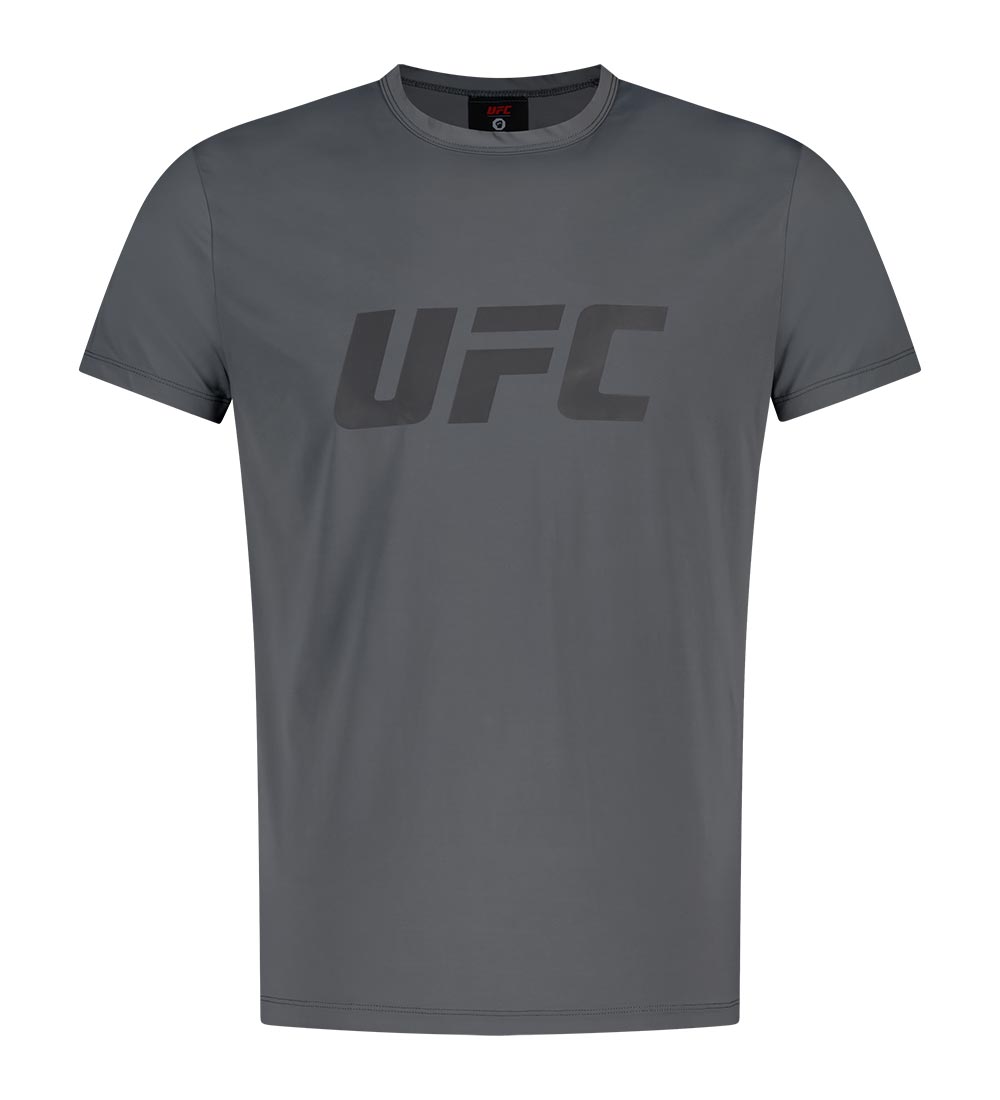UFC 텐션 빅로고 머슬핏 반팔 티셔츠 얼티밋그레이 U4SSV2106UG