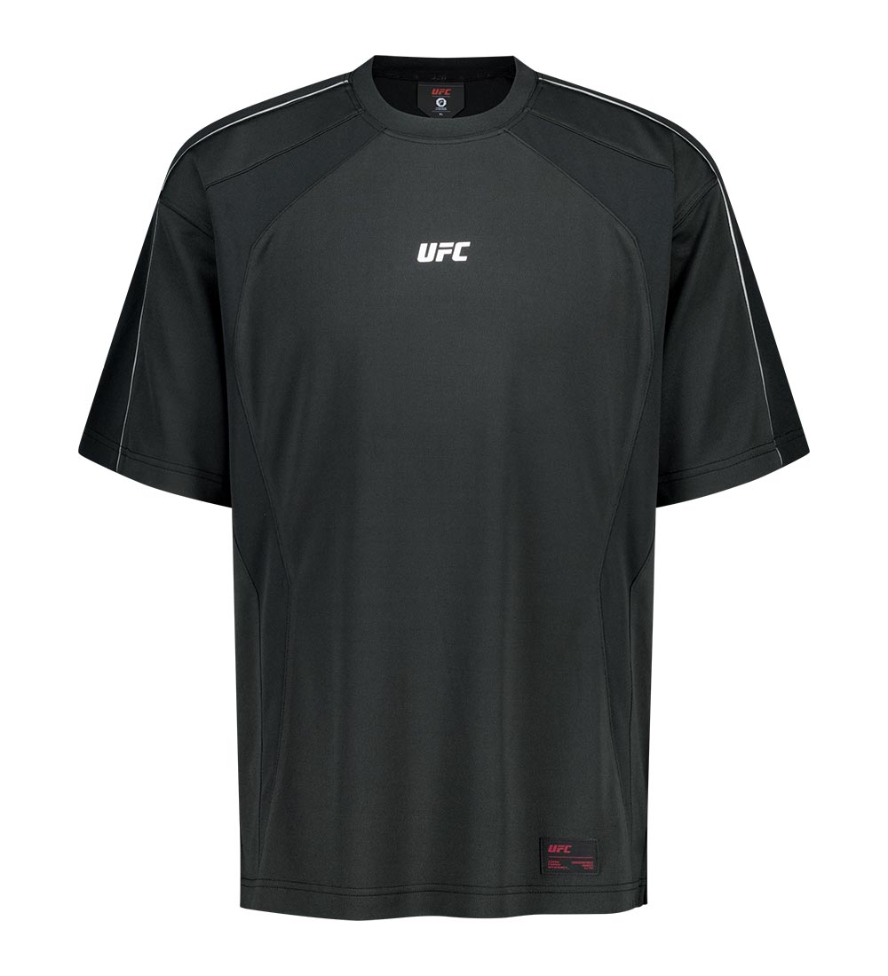 UFC 블레이즈+ 릴렉스핏 반팔 티셔츠 블랙 U4SSV2309BK