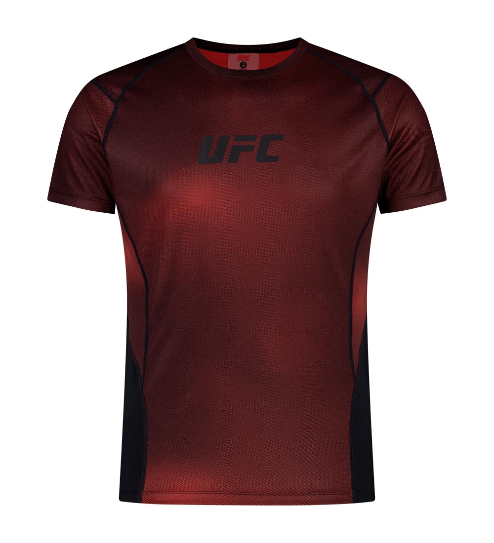 UFC 블레이즈+ 머슬핏 하이브리드 반팔 티셔츠 레드 U4SSV2111RE