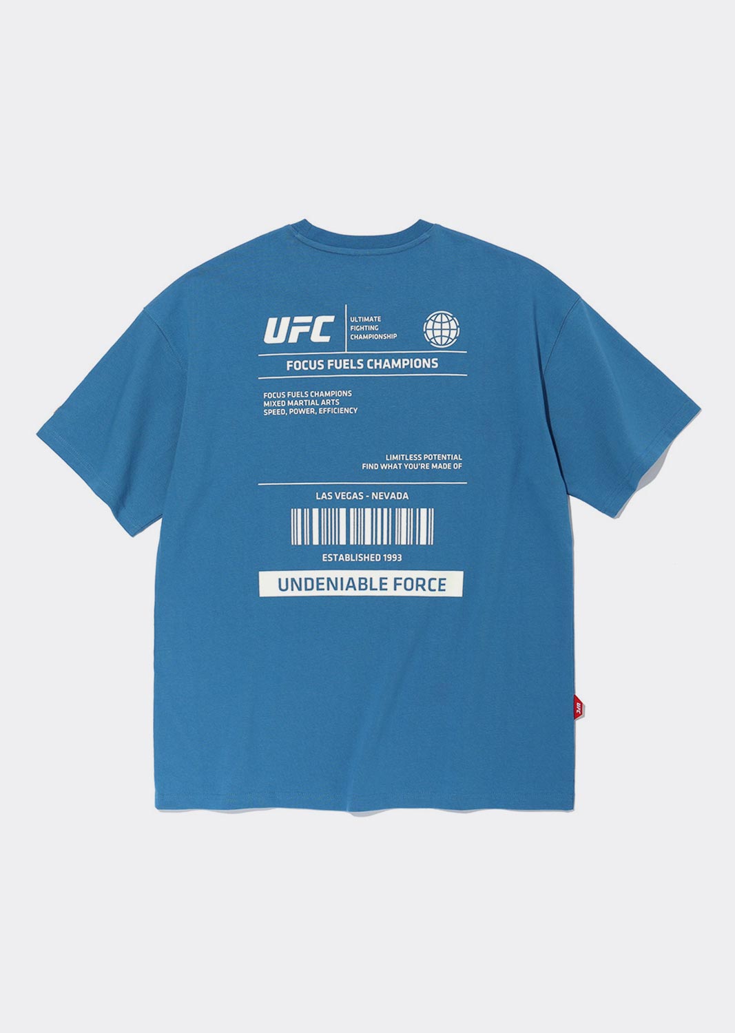 UFC 얼반 그래픽 티셔츠 블루 U2SST2326BL