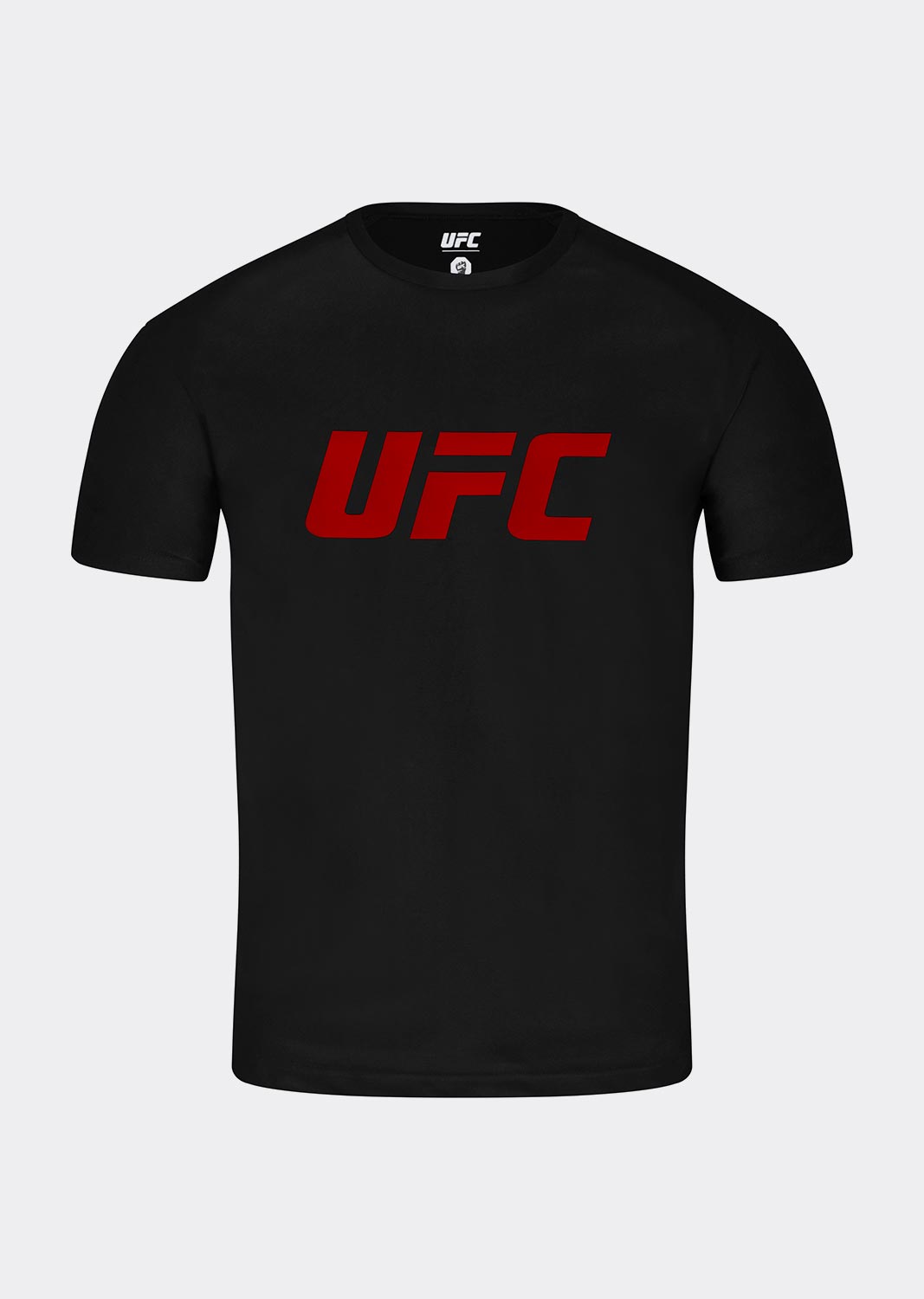 UFC 텐션 빅로고 머슬핏 반팔 티셔츠 블랙 U4SSU3319BK