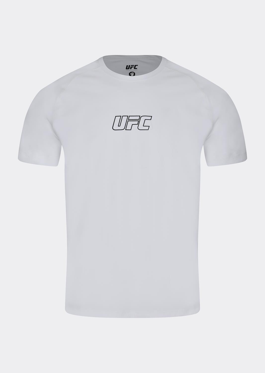 UFC 텐션 머슬핏 반팔 티셔츠 화이트 U4SSU2321OW