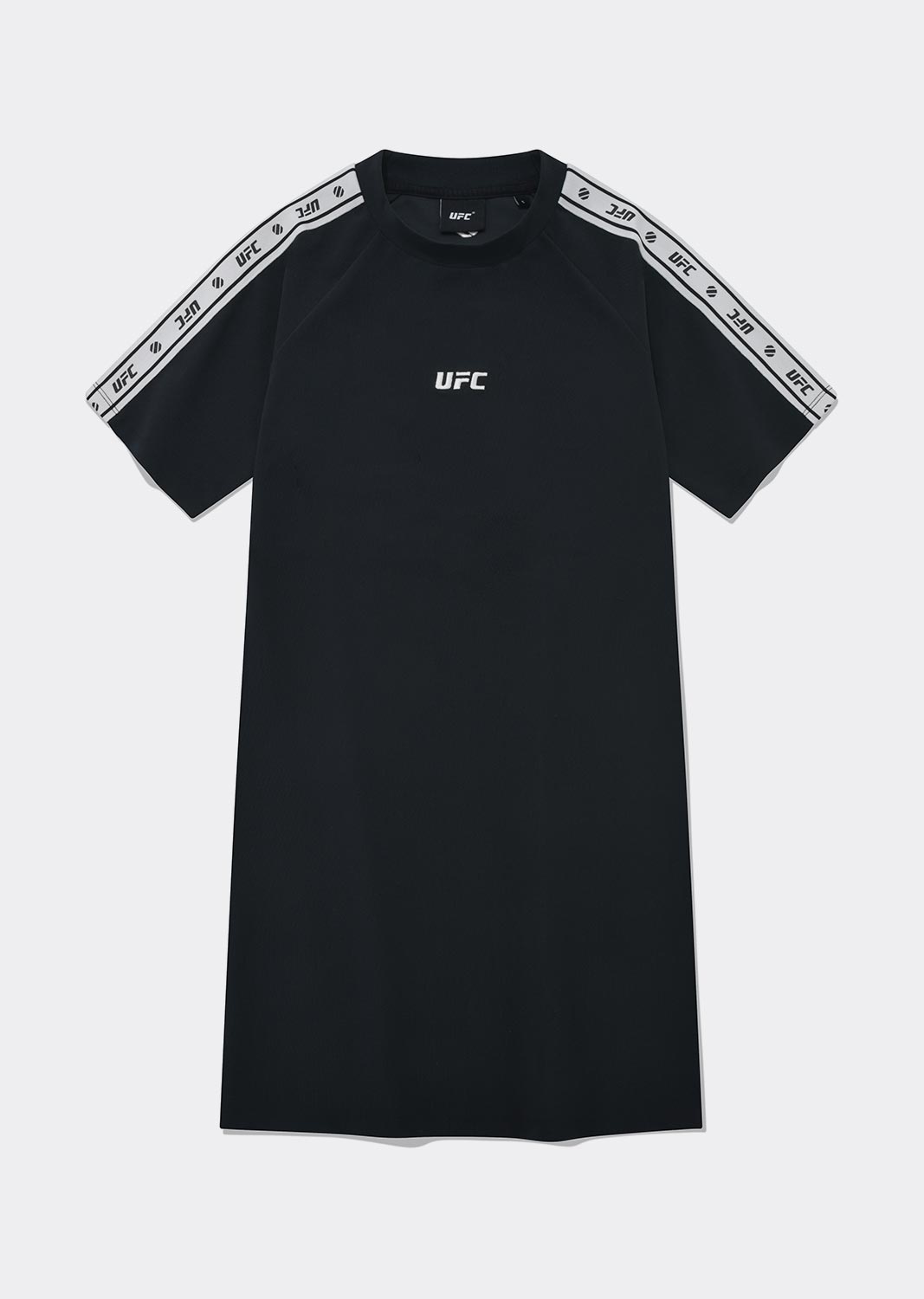 UFC 라인 슬림핏 백 슬릿 원피스 블랙 U4OPU2201BK