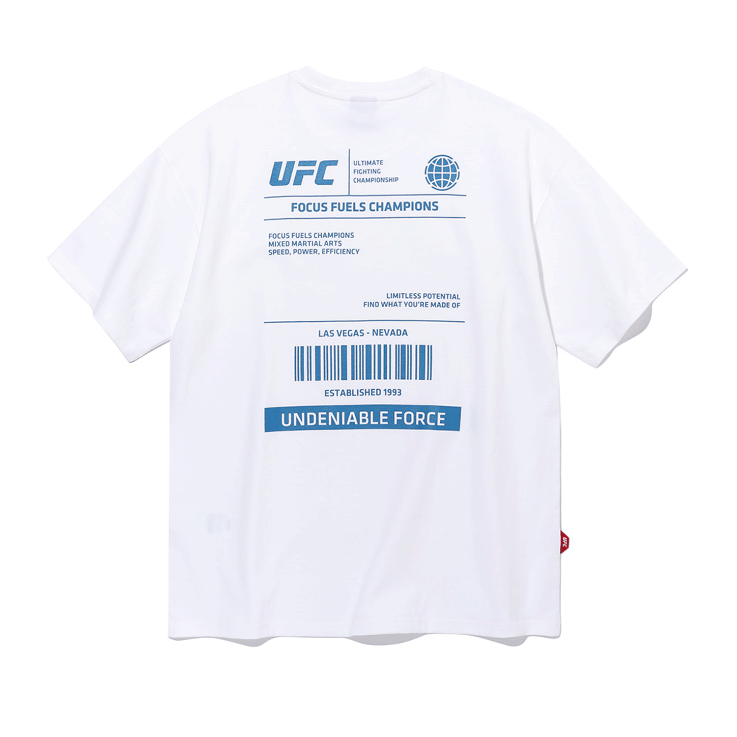 UFC 얼반 그래픽 티셔츠 화이트 U2SST2326WH